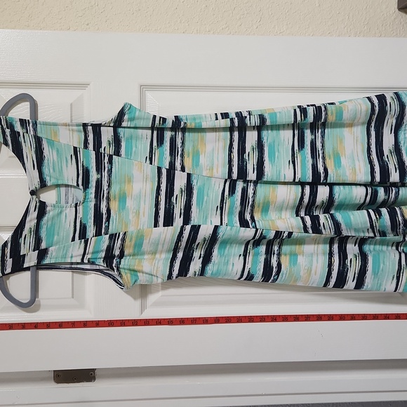 Mudd Green and White Sleeveless Sundress, XL - Picture 5 of 7